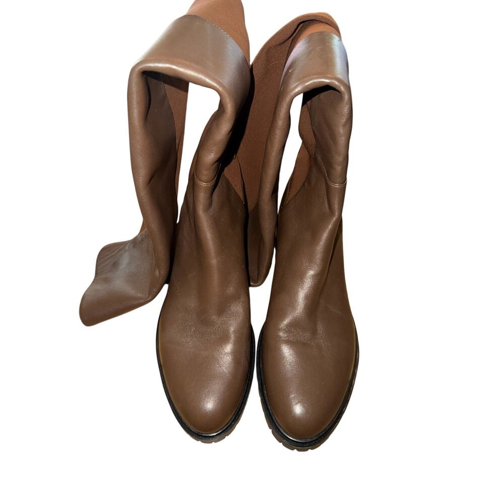 Stuart Weitzman 5050 Reserve Over the Knee Brown Boots